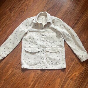 Madewell Denim Chore Coat in Daizy Drizzle XS